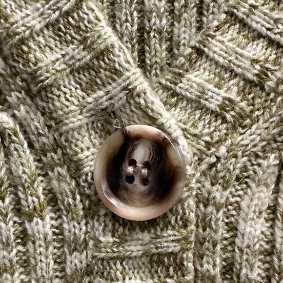 Women's Emory Park Knit Vest, Sweater, V--Neck, Med, 3 Button Front - Picture 3 of 8